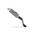 HP CORSE SP-1 SHORT Titanium High Mount Slip-on Exhaust for the Ducati DesertX